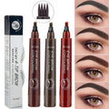 4-Fork Tip Waterproof Eyebrow Pen